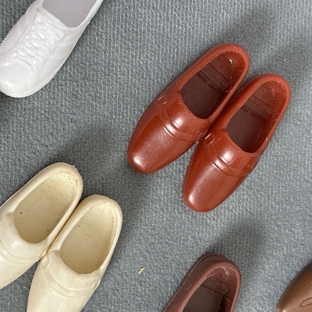 Vintage Ken Doll Shoes Boots Hong Kong Taiwan Philippines Rubber Plastic Pairs - Picture 6 of 7